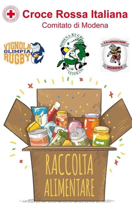 Rugby modenese in aiuto di chi è in difficoltà: scatta una raccolta alimentare 