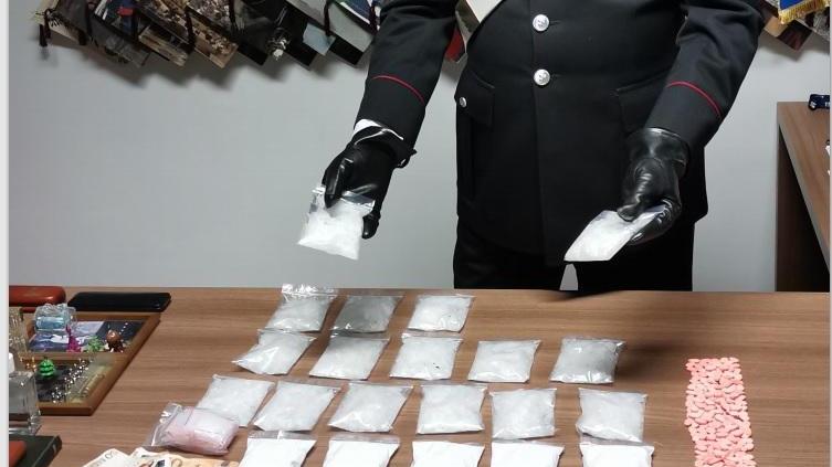 La droga sequestrata dai carabinieri