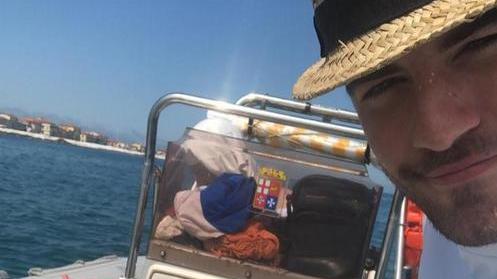 Andreotti trascinatore del GhiviBorgo nei momenti di relax si dedica alla pesca