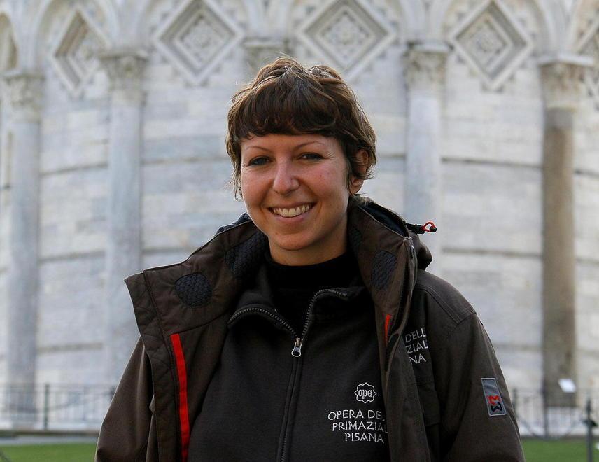 Ada Rovazzani fa parte dell’équipe di restauratori-acrobati
