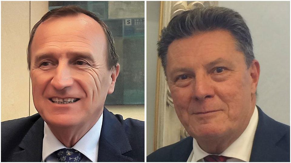 Luca Giusti, presidente Confartigianato Toscana e Luca Tonini è il presidente di CNA Toscana