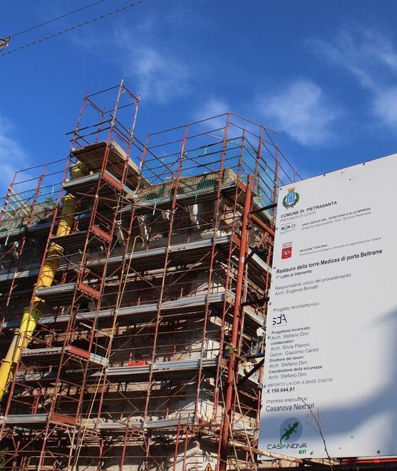 Ripartono i lavori alla Torre di Beltrame