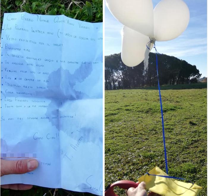 La letterina di Sara a Babbo Natale arriva a Perignano: «Se puoi fai sparire il virus»
