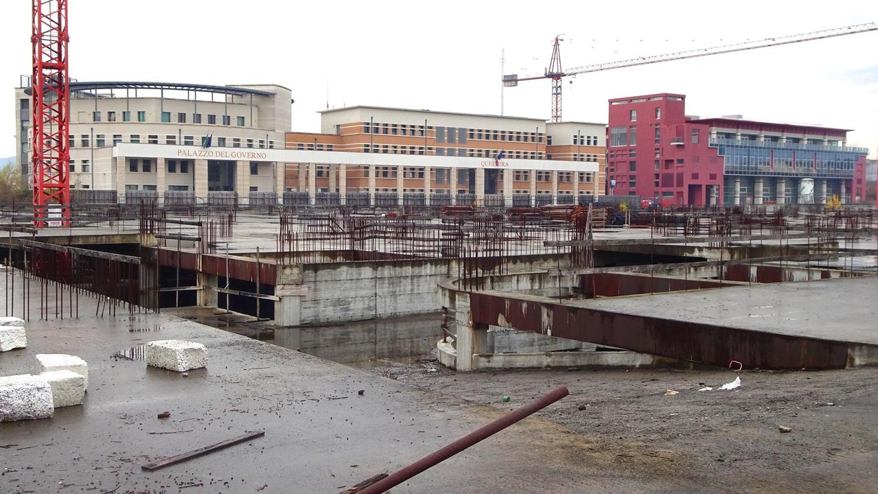 un’immagine del cantiere dell’area ex Breda, ormai fermo da quattro anni