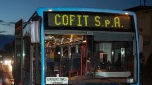 Un pullman del Copit della linea Monsummano-Pistoia