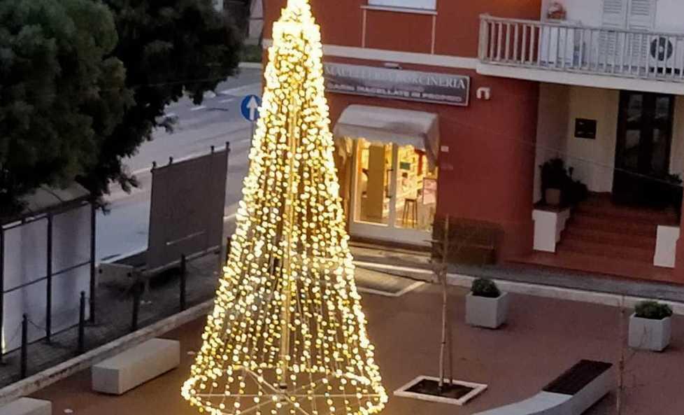Si illumina l’albero della speranza E ogni bigliettino è un desiderio 