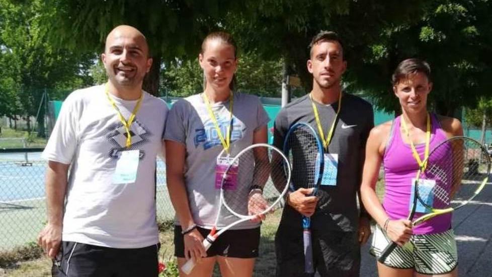 Un doppio misto... speciale nel “Tennis Carpi Sport”