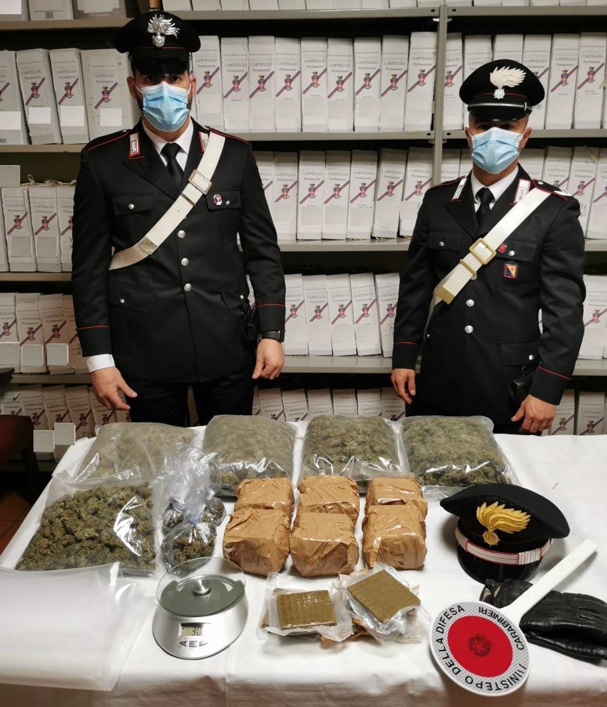 Sei chili e mezzo di droga in casa di un 55 enne a Selargius: arrestato 