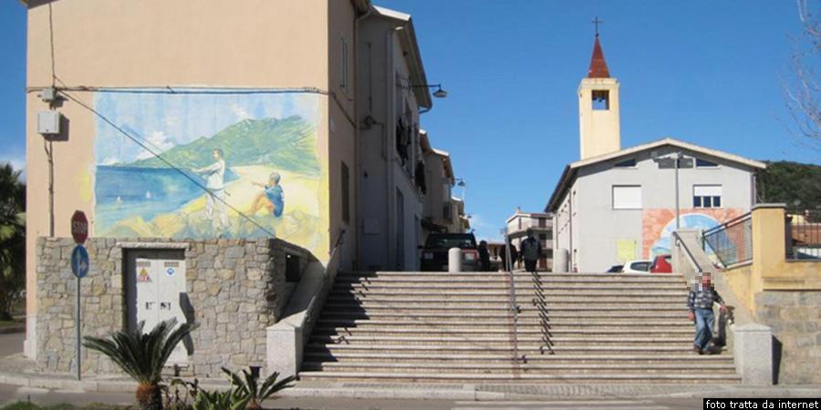 Uno scorcio di Cardedu, il paese dove si è tenuta la festa di laurea di un giovane di Jerzu