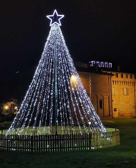 L'albero di Natale di San Martino in Rio