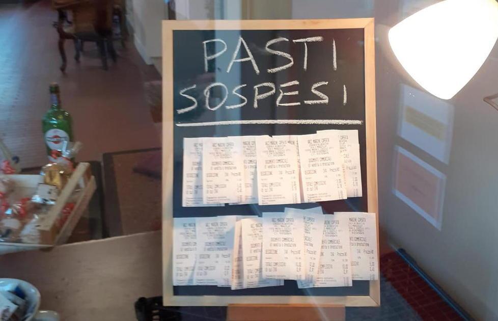 Scontrini sospesi per aiutare chi è stato travolto dalla crisi 