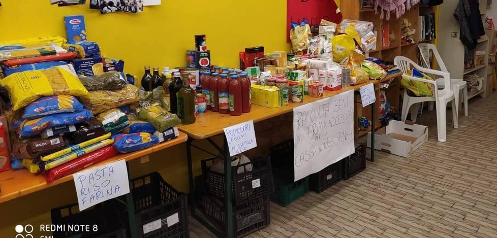 A Verciano raccolta e distribuzione di generi alimentari 