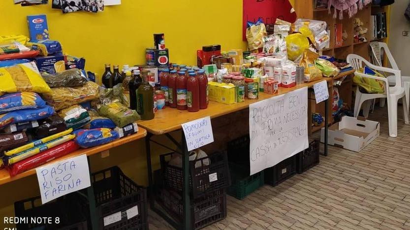A Verciano raccolta e distribuzione di generi alimentari