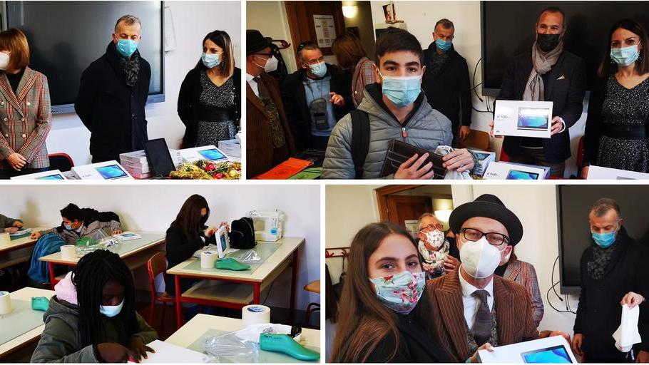 Con i 22 tablet donati gli studenti “entrano” nei calzaturifici