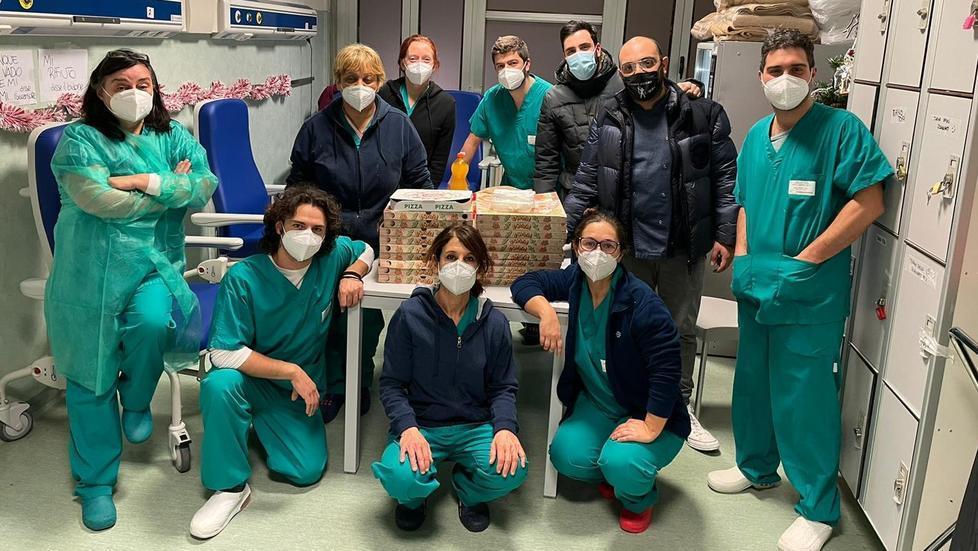 Per 5 giorni pizze gratis da “L’Arciere” al personale del reparto Covid
