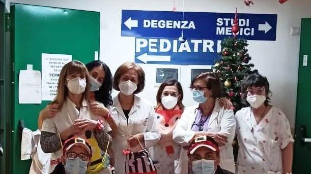 Babbo Natale è arrivato in Pediatria 