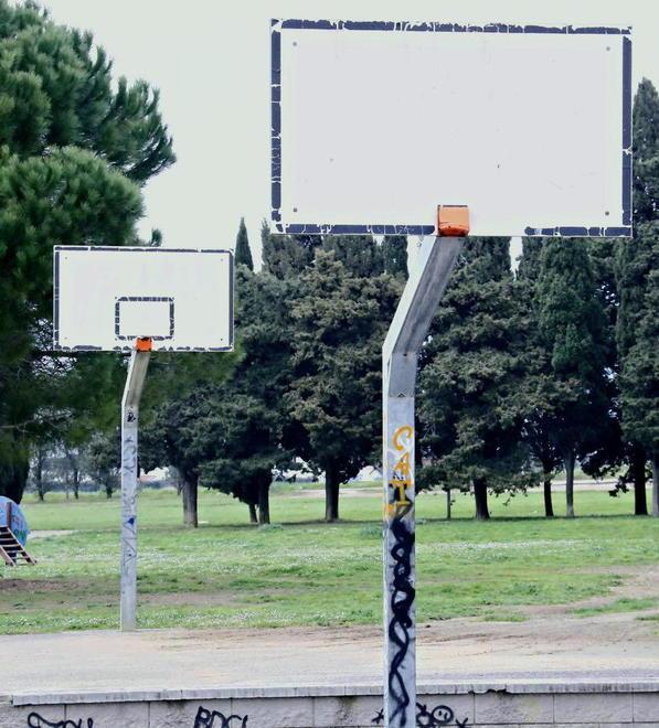 Il parco della Leccia, dove sarebbero cominciati i disordini