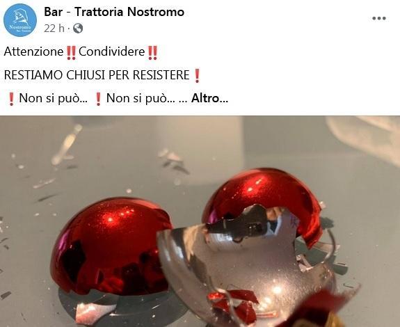 Il via libera troppo breve non convince i ristoratori 