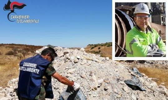 Discarica abusiva di rifiuti, arrestato ex manager Italcementi 