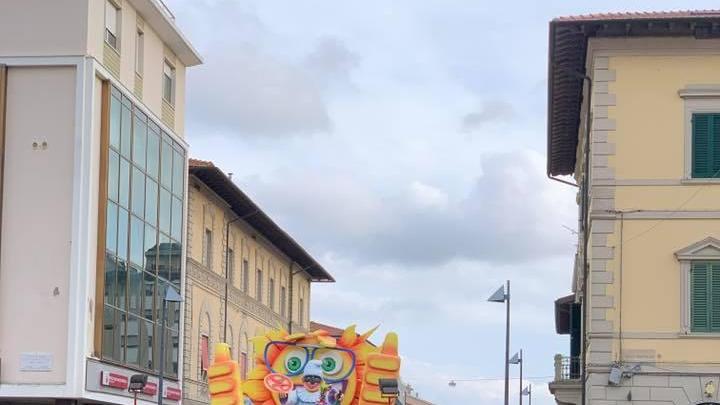 Una passata edizione della Targa Cecina nel centro di Cecina