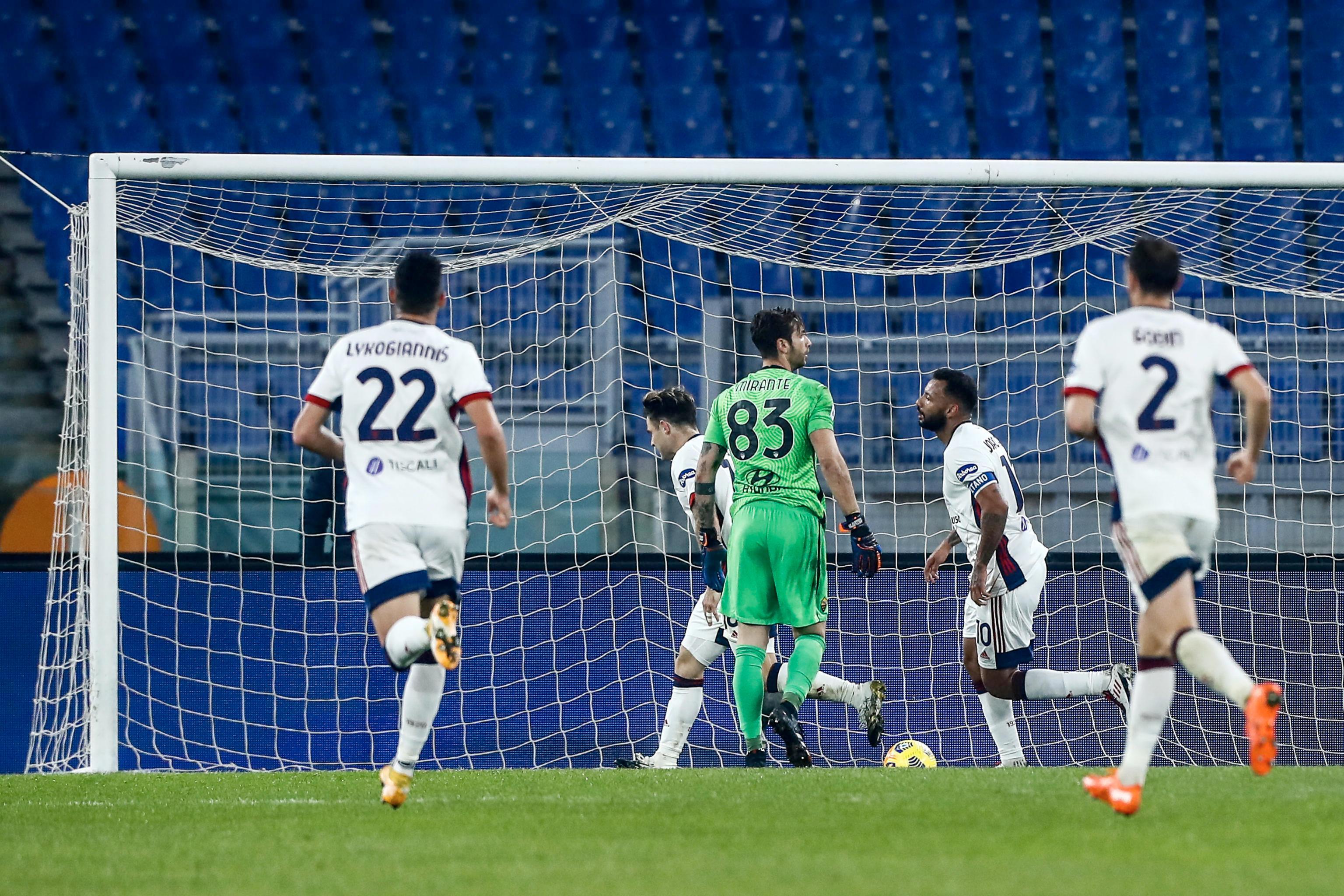 Joao Pedro ha appena segnato la rete del provvisorio 1-1