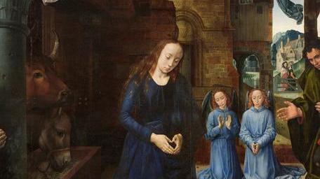 Trittico Portinari e Adorazione i doni degli Uffizi sotto l’albero