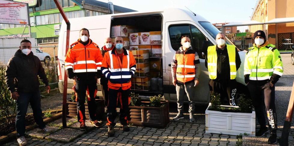 Con “Oltre” pacchi in 100 case