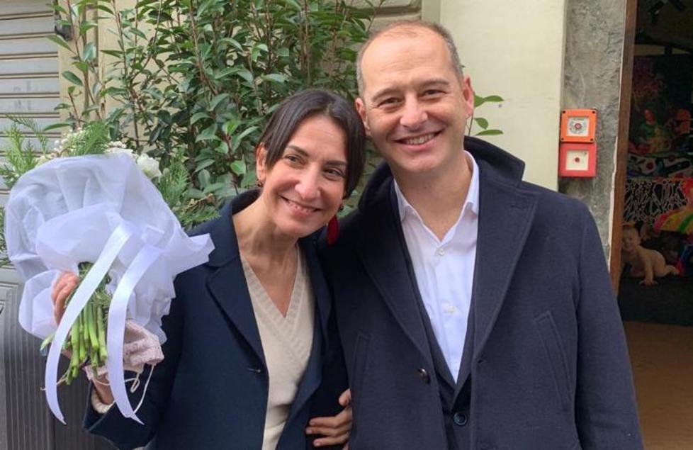 Linda e Carlo sposi in zona rossa