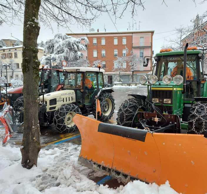 In Appennino ancora neve E termometro in picchiata 
