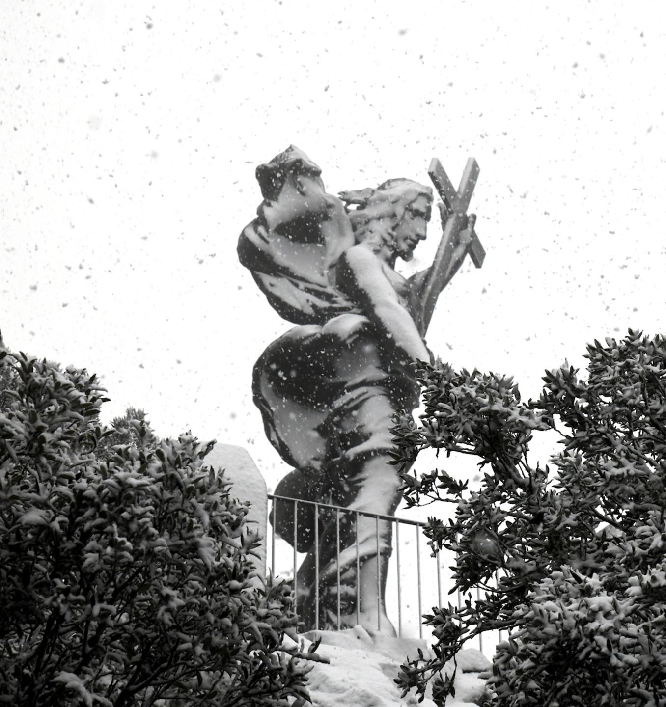 Neve, grandine e vento L’inverno si fa sentire 