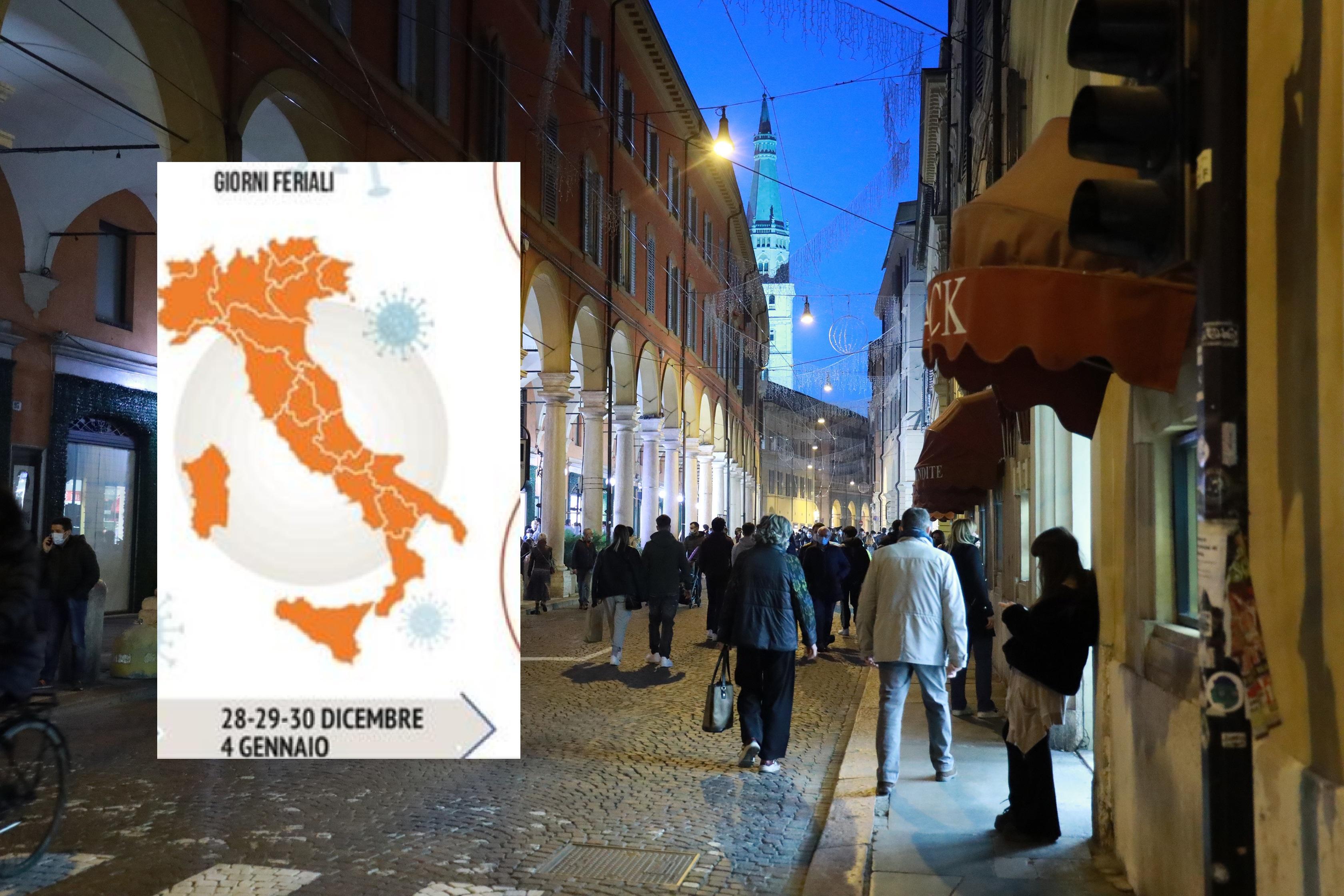Misure anti Covid, per 3 giorni si torna in zona arancione. Cosa si può e non si può fare - Modulo di autocertificazione 