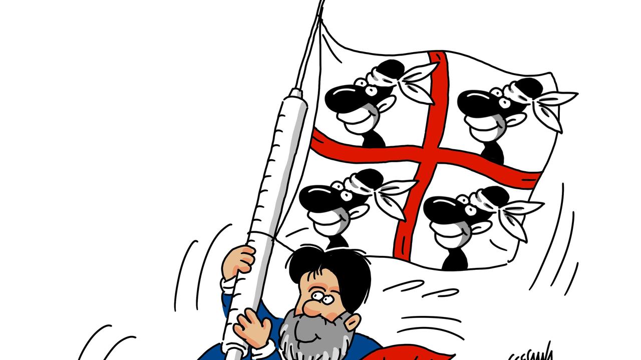 La vignetta di Gef: Covid, al via la campagna vaccinale in Sardegna