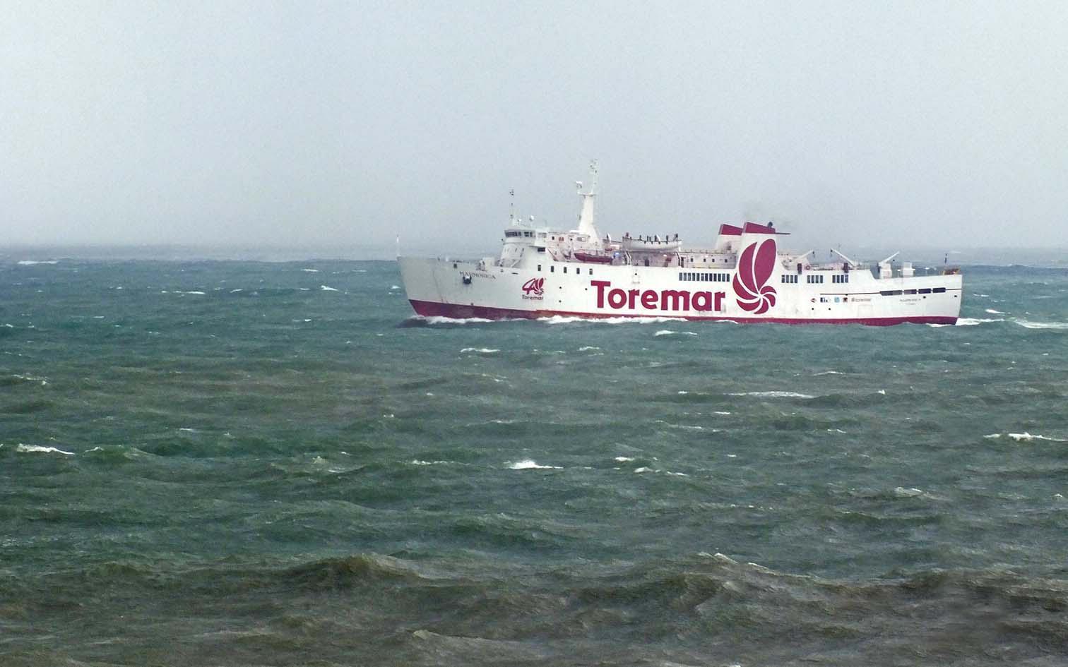 Un traghetto della Toremar (foto Paolo Barlettani)
