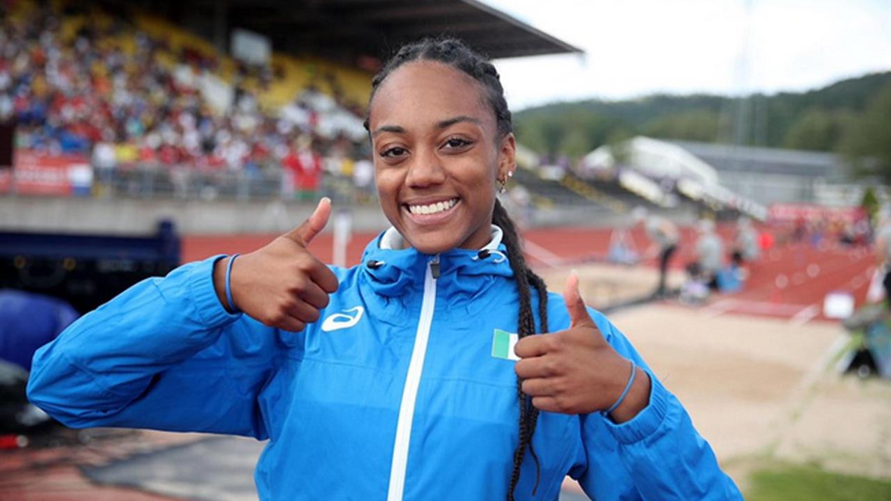 Larissa Iapichino, fiorentina, stella del salto in lungo