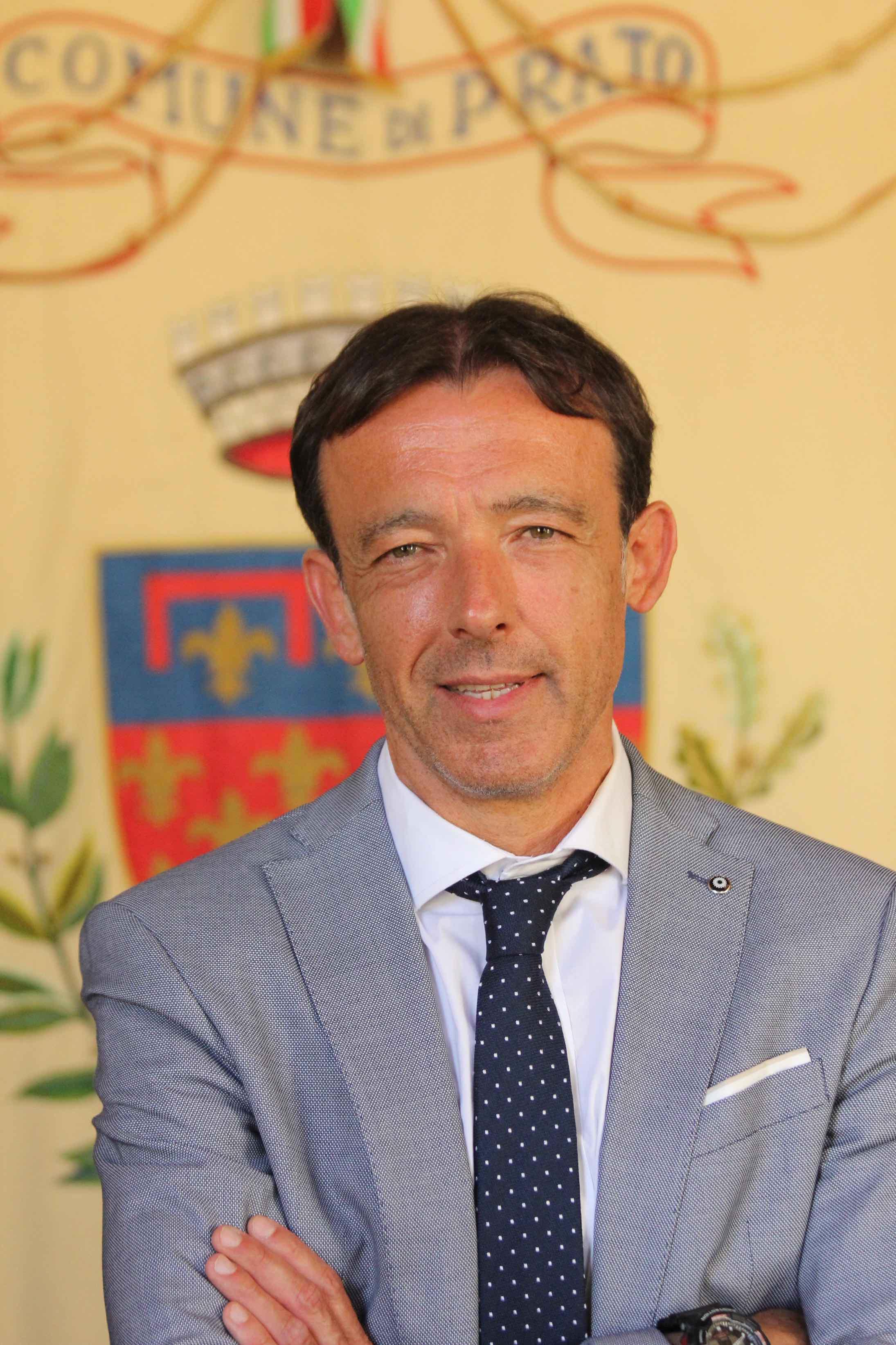 L'assessore allo sport Luca Vannucci