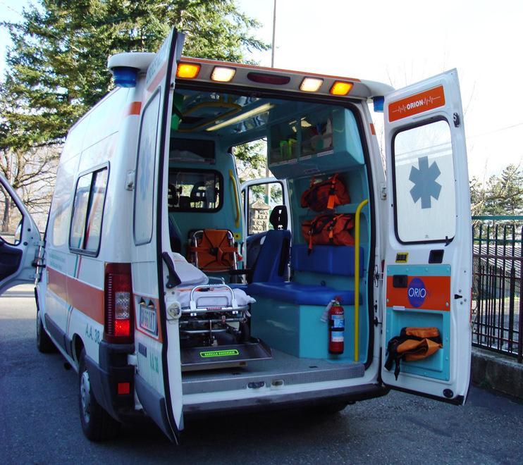 Un'ambulanza della Croce Verde Alto Appenino