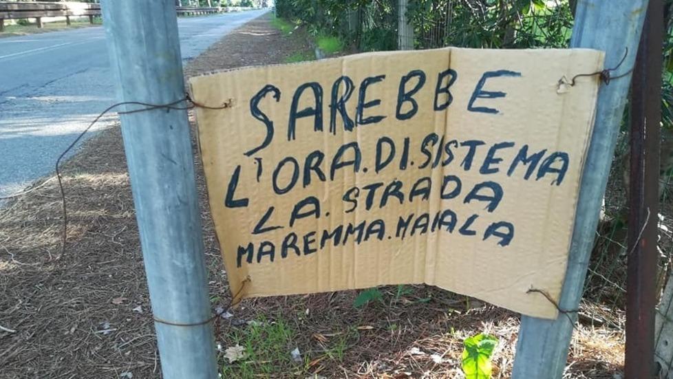 Questa strada è pericolosa Te lo dico alla maremmana 