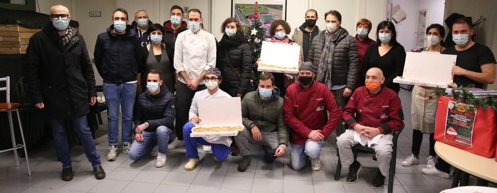 Duecento maxi pizze per famiglie bisognose
