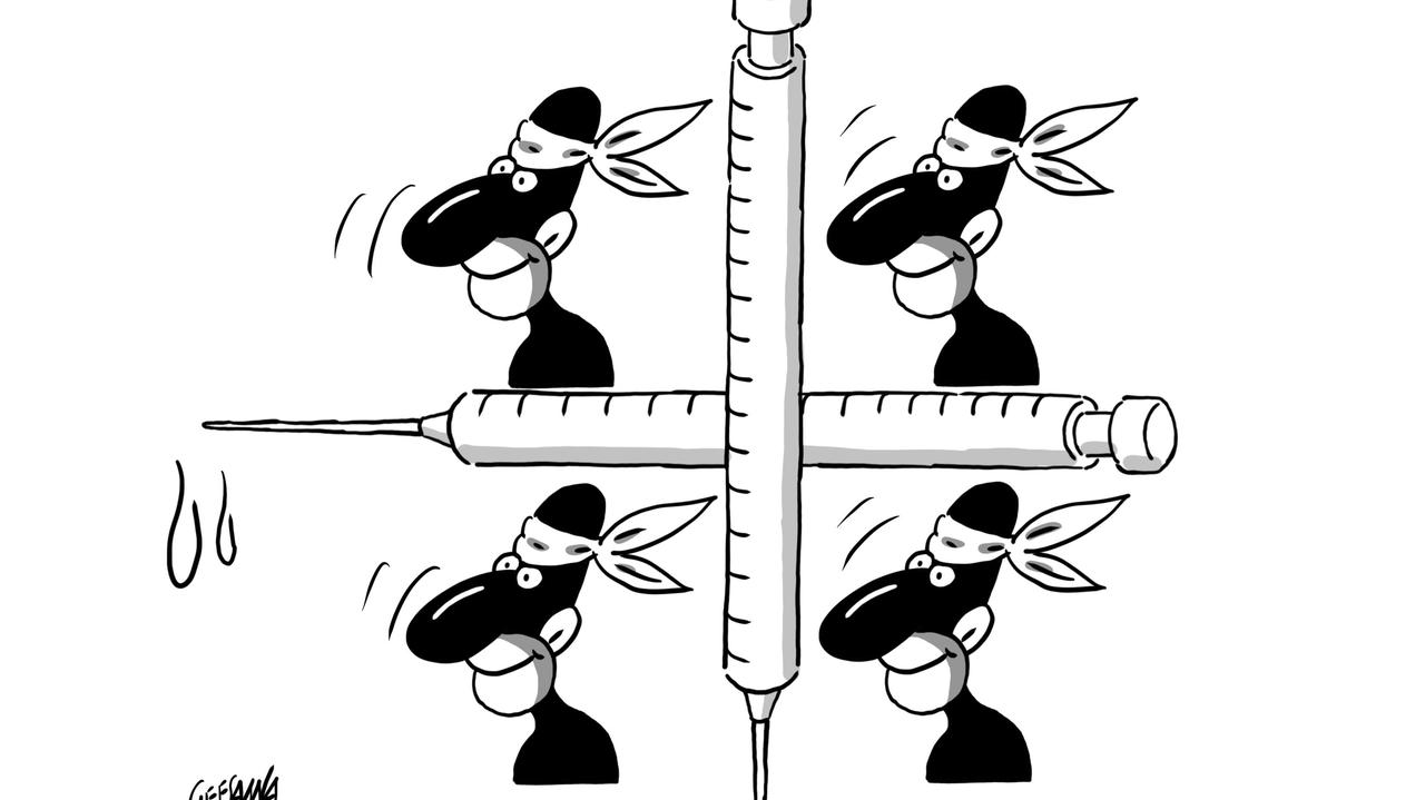 La vignetta di Gef - La campagna di vaccinazione dal 4 gennaio entra nel vivo