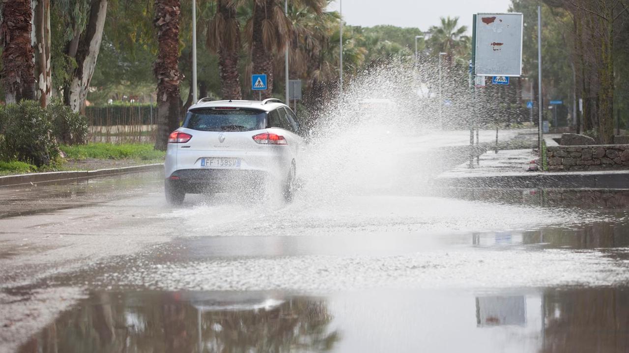 Maltempo, allerta gialla in Sardegna per le piogge