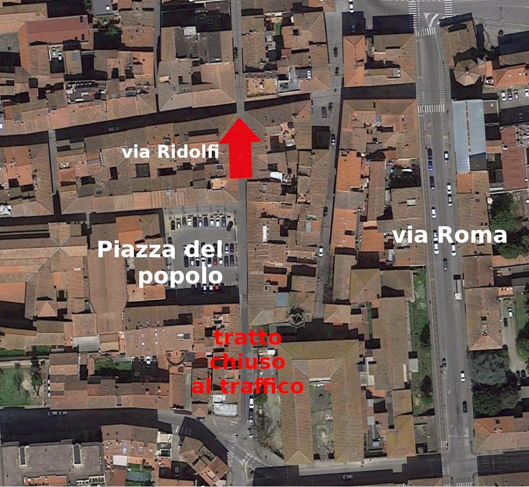 Nuova viabilità da lunedì 4 gennaio in piazza del Popolo e via Ridolfi a Empoli
