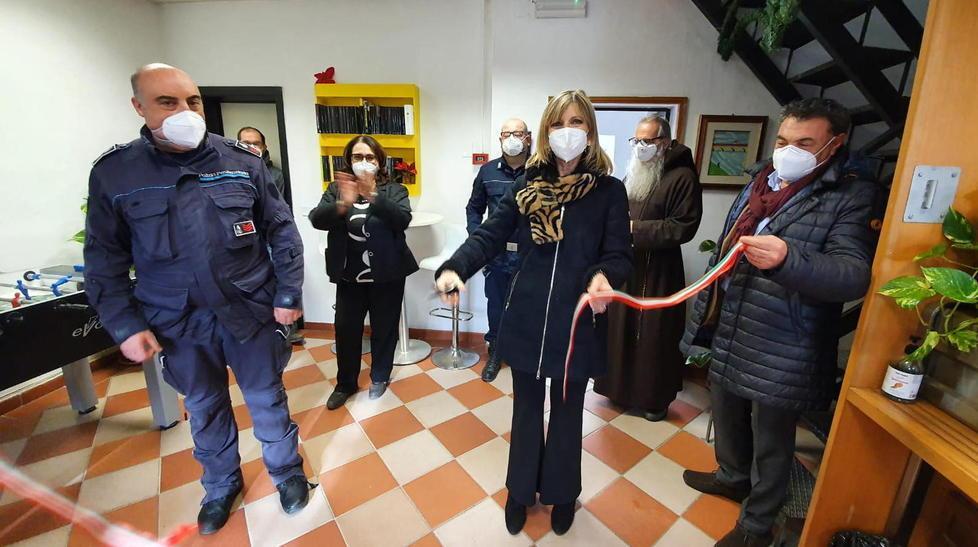 Una sala polivalente realizzata dai detenuti 