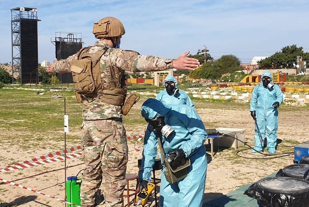 I Dimonios impegnati in Libano pronti per scenari contaminati 