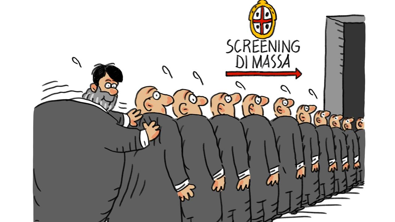 La vignetta di Gef - Al via lo screening di massa in Ogliastra
