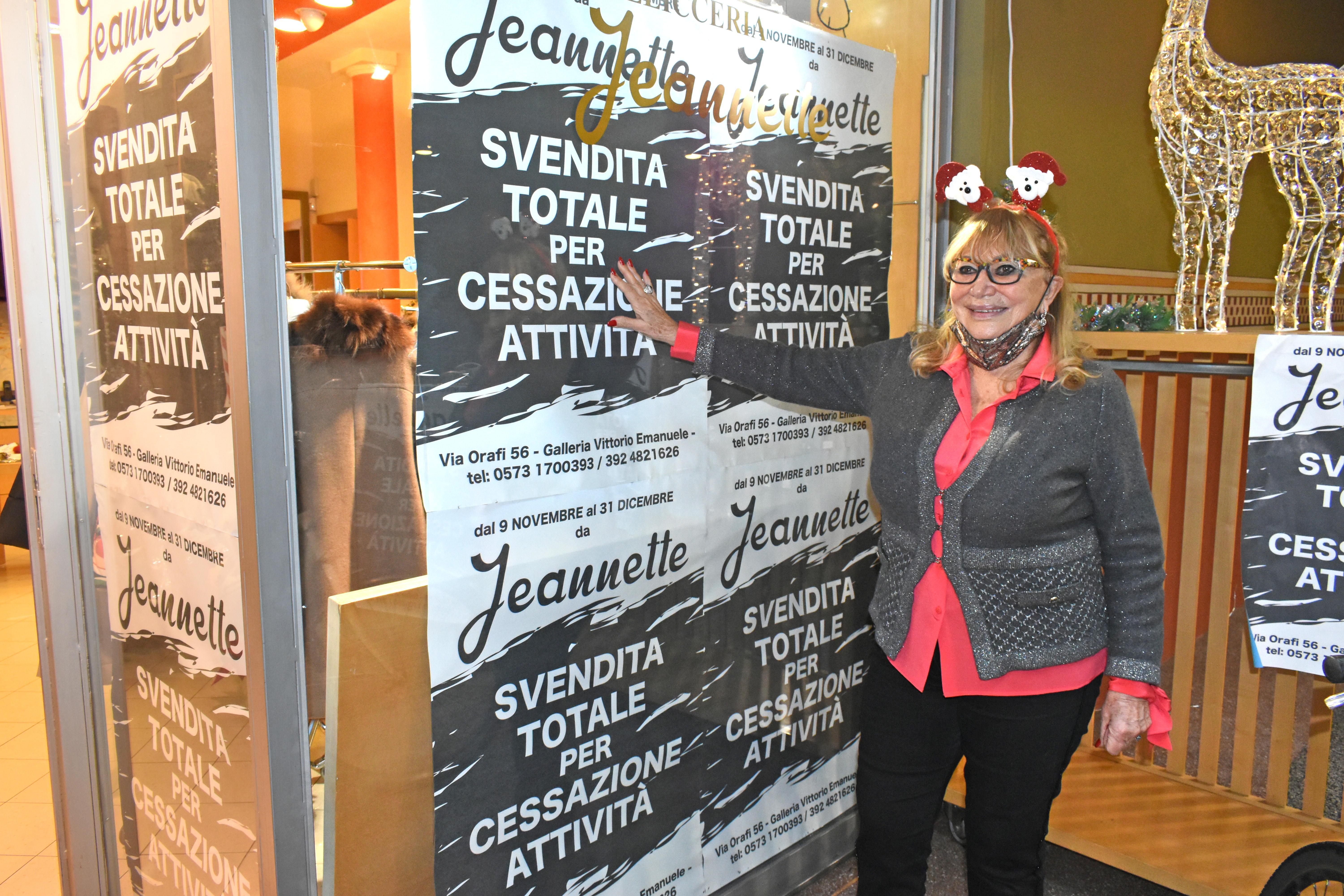 Jeanette Diddi, titolare dell’omonima pellicceria che ha annunciato la chiusura dell’attività