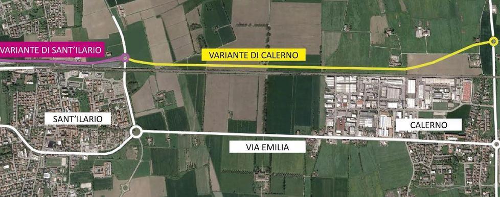 Scintille in Comune sulla via Emilia Bis 