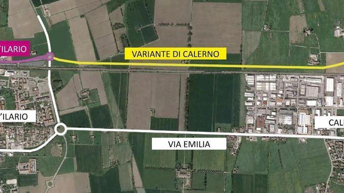 Scintille in Comune sulla via Emilia Bis