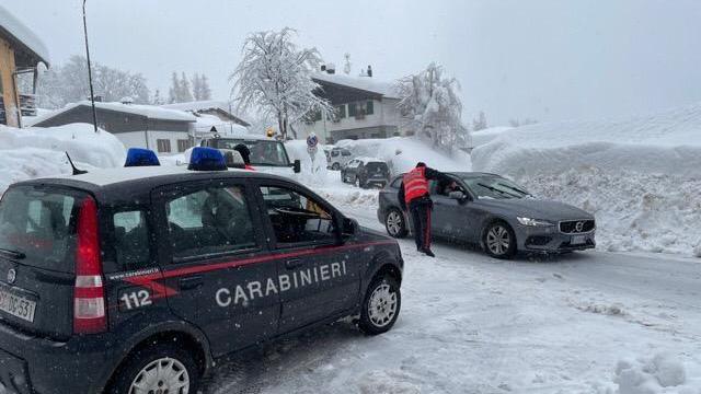 Controlli dei carabinieri sabato ad Abetone