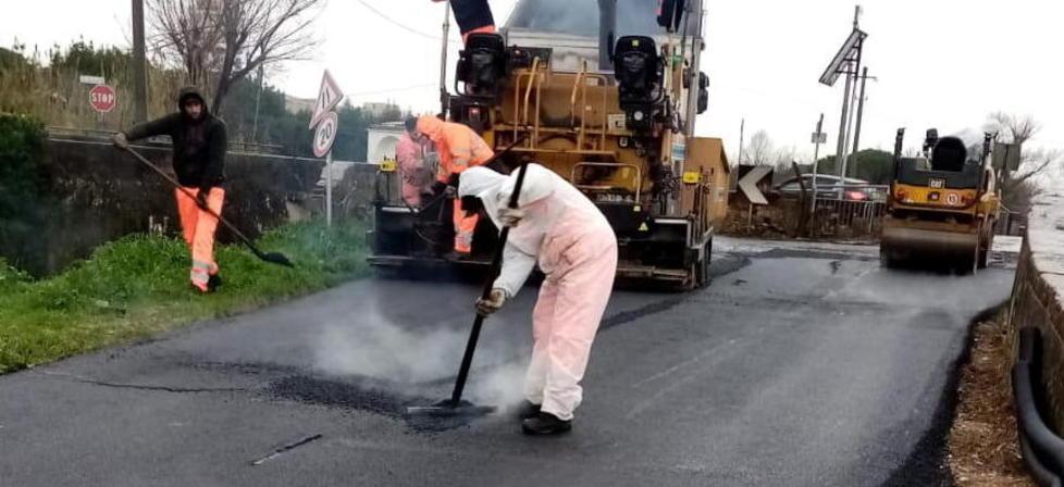 Via di Palazzetto, lavori ok a breve la riapertura dell’incrocio al traffico