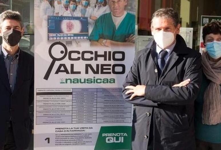 Occhio al Neo, mille visite e trovato un melanoma
